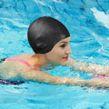 Swim Cap Silicone Ear Pockets Roomy Fit