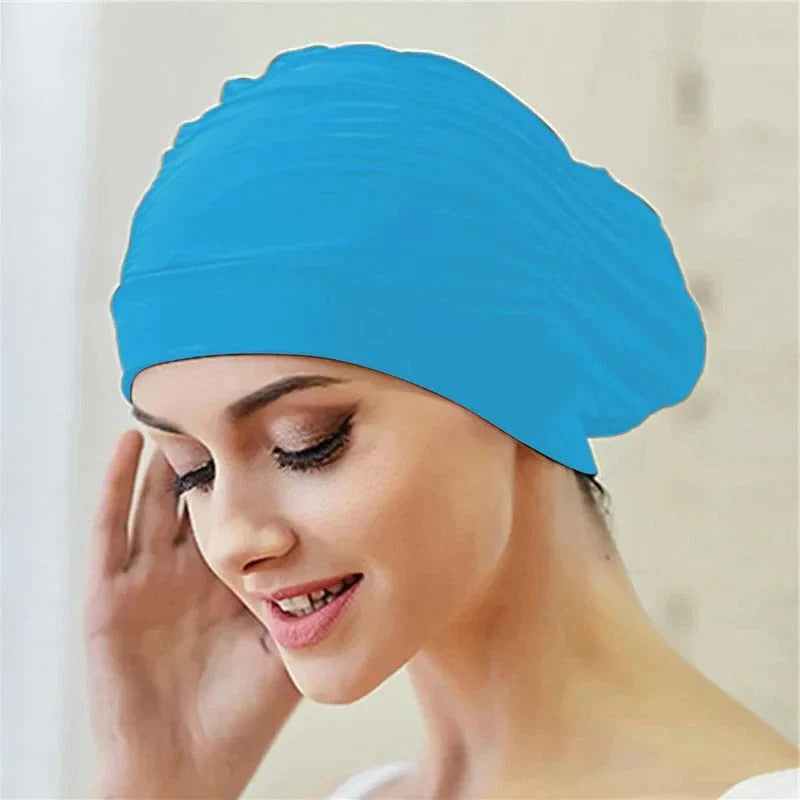 Swim Cap Turban Twist Stretchable & Quick-Dry