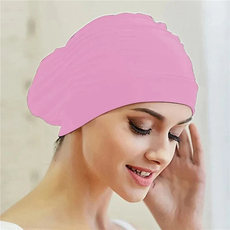 Swim Cap Turban Twist Stretchable & Quick-Dry