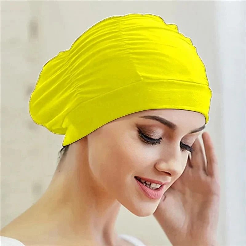 Swim Cap Turban Twist Stretchable & Quick-Dry