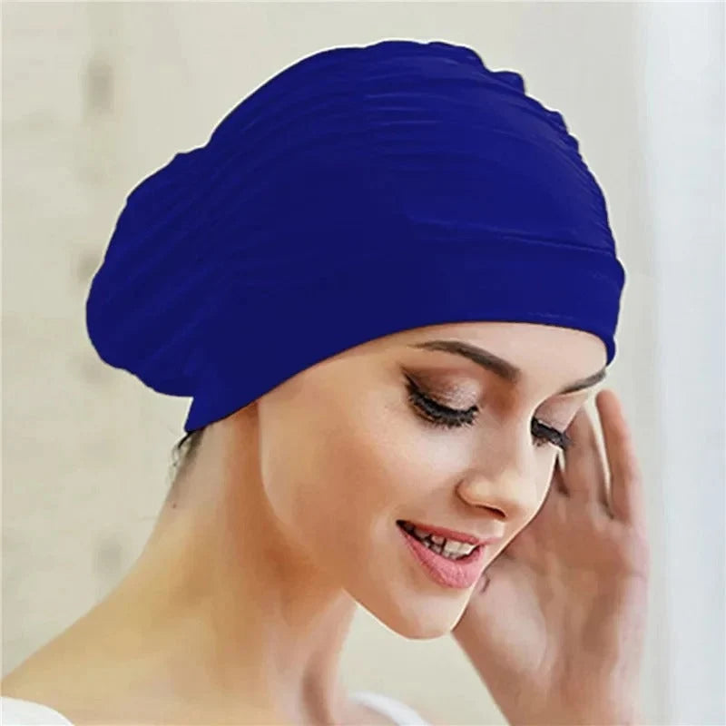 Swim Cap Turban Twist Stretchable & Quick-Dry