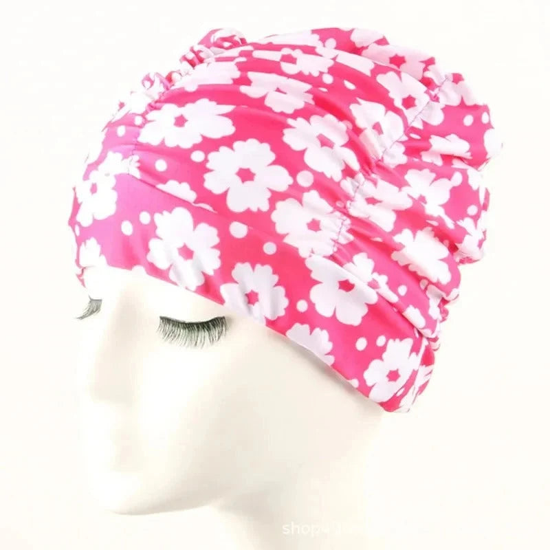 Swim Cap Turban Twist Stretchable & Quick-Dry