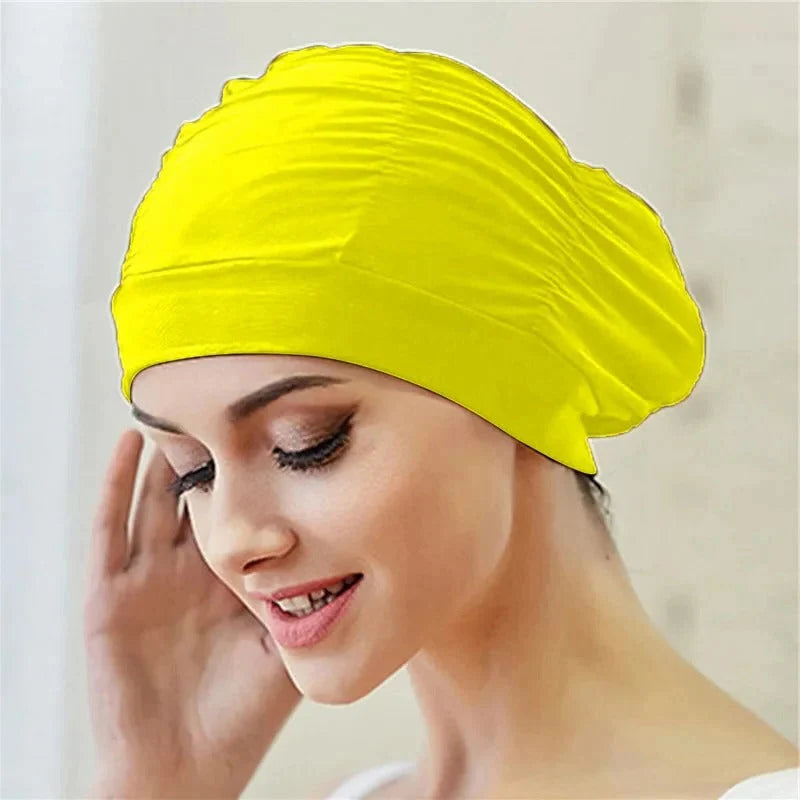 Swim Cap Turban Twist Stretchable & Quick-Dry