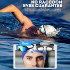 Swim Goggles 180-Degree Wide-View Anti-Fog Leak-Proof Silicone Seal