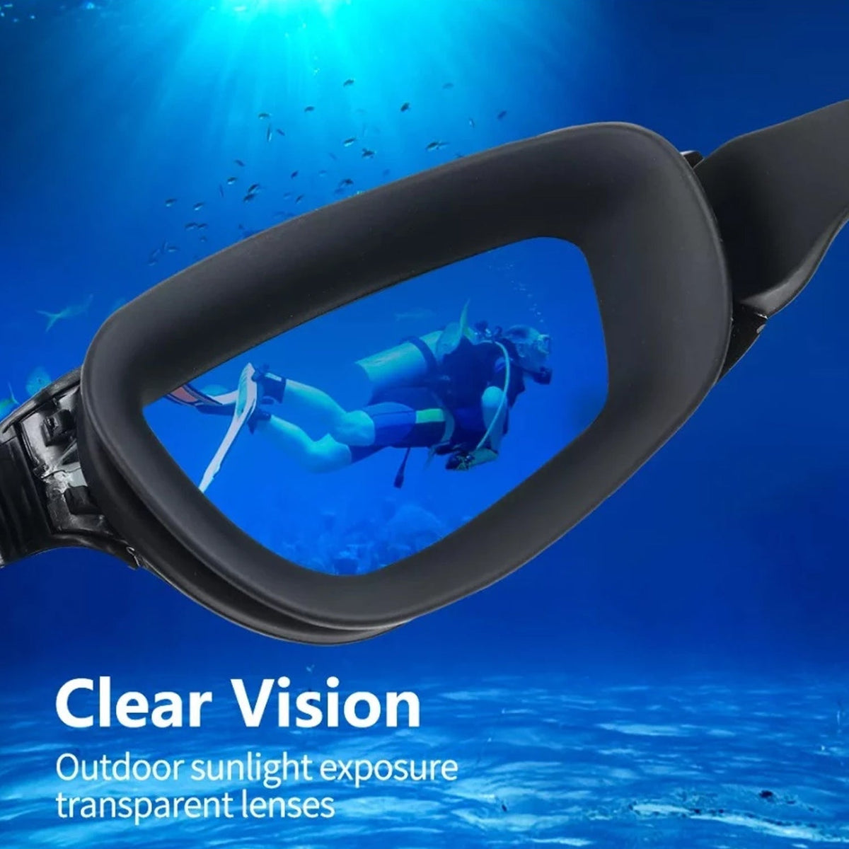 Swim Goggles 180° Panoramic Anti-Fog & UV Protection
