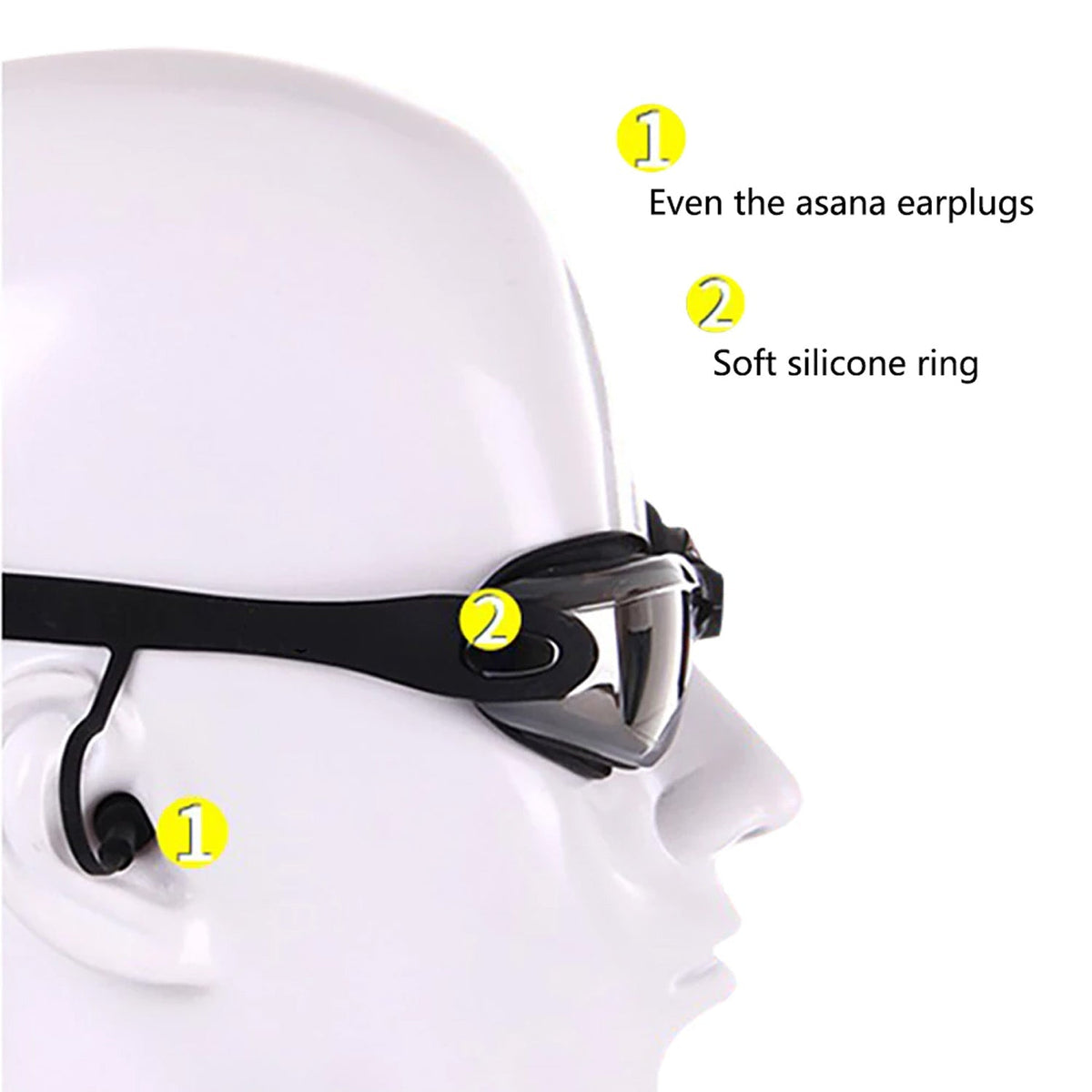 Swim Goggles 180° Panoramic Anti-Fog & UV Protection