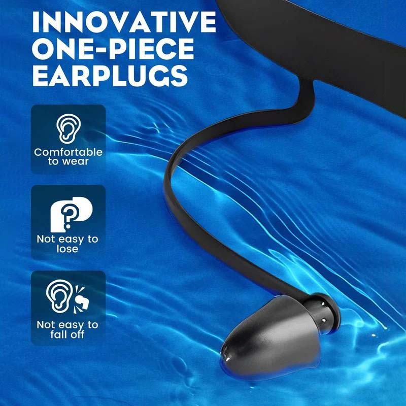 Swim Goggles Panoramic 180-Degree Anti-Fog Silicone Seal & Adjustable Strap
