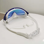 Swim Goggles Panoramic 180-Degree Anti-Fog Silicone Seal & Adjustable Strap