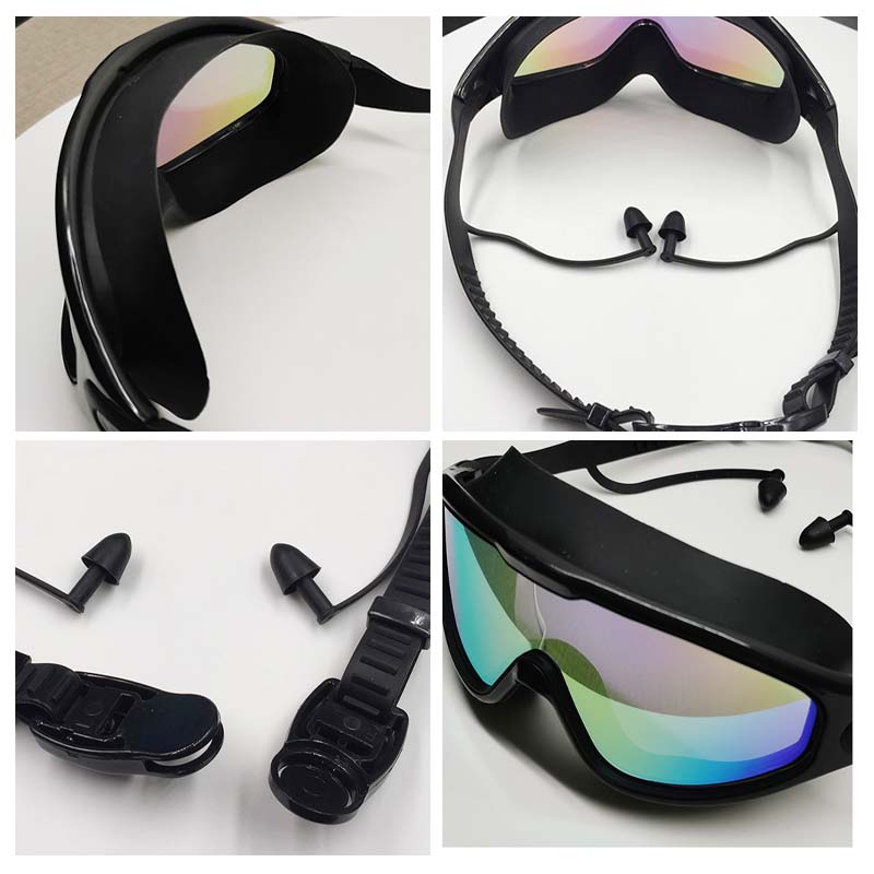 Swim Goggles Wide 180 Degree Anti-Fog & Silicone Seal