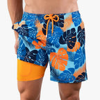 Swim Shorts Lightweight & Quick-Drying Elastic Waistband