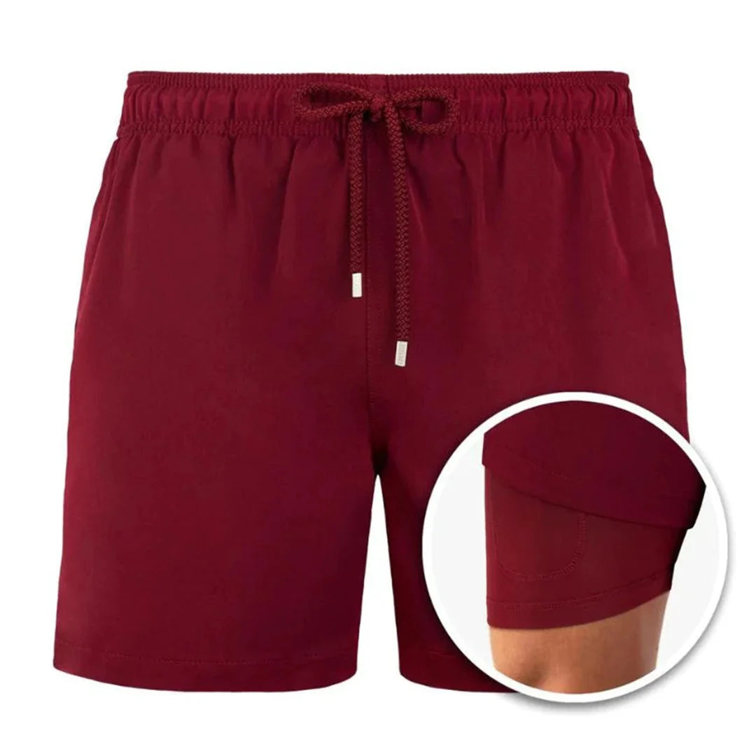 Swim Shorts Lightweight & Quick-Drying Elastic Waistband