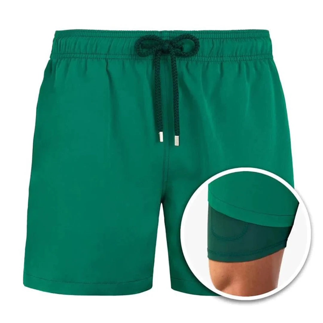 Swim Shorts Lightweight & Quick-Drying Elastic Waistband
