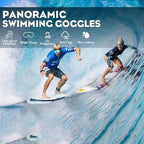 Swimming Goggles Wide-Angle Anti-Fog Adjustable Strap