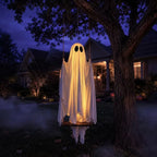 Swinging Ghost Light Wood Frame Remote-Controlled Multi-Mode LED