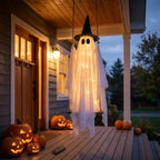 Swinging Ghost Light Wood Frame Remote-Controlled Multi-Mode LED