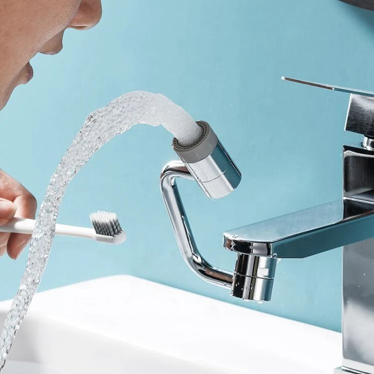 Swivel Faucet Extender 1080 Degree Dual Spray Universal Fit