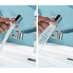 Swivel Faucet Extender 1080 Degree Dual Spray Universal Fit