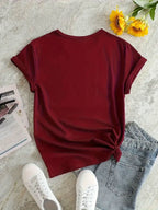T-Shirt Plus-Size Oktoberfest Graphic Lightweight Polyester