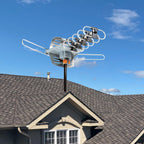 TV Antenna Motorized 360 Degree Amplified Aerospace Aluminum