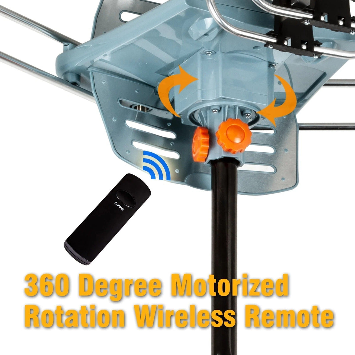 TV Antenna Motorized 360 Degree Amplified Aerospace Aluminum