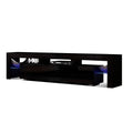 TV Unit Integrated RGB LED Handleless Drawers