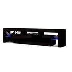 TV Unit Integrated RGB LED Handleless Drawers