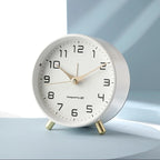 Table Clock Silent Sweep Scandinavian Design
