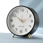 Table Clock Silent Sweep Scandinavian Design