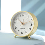 Table Clock Silent Sweep Scandinavian Design