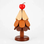 Table Coaster Set Wooden Foldable Christmas Tree