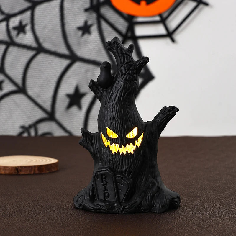 Table Decoration Spooky Tree Stump Integrated LED Indoor Outdoor