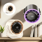 Table Fan 100 Adjustable Speeds Rechargeable LED Display