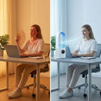 Table Fan Bladeless Rechargeable Quiet