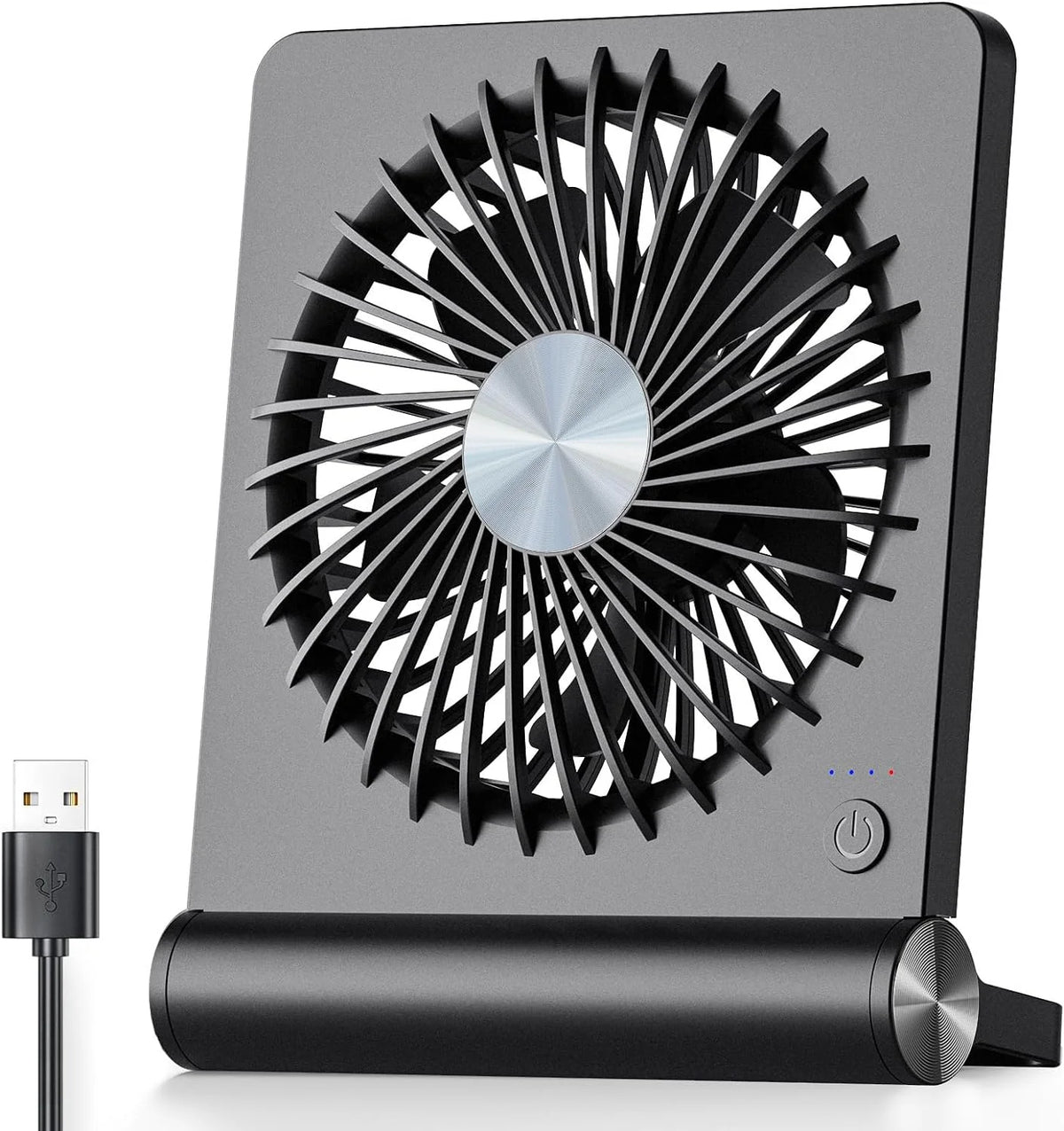 Table Fan USB Powered 3-Speed Ultra Quiet