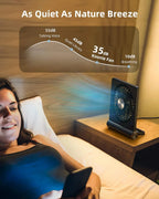 Table Fan USB Powered 3-Speed Ultra Quiet