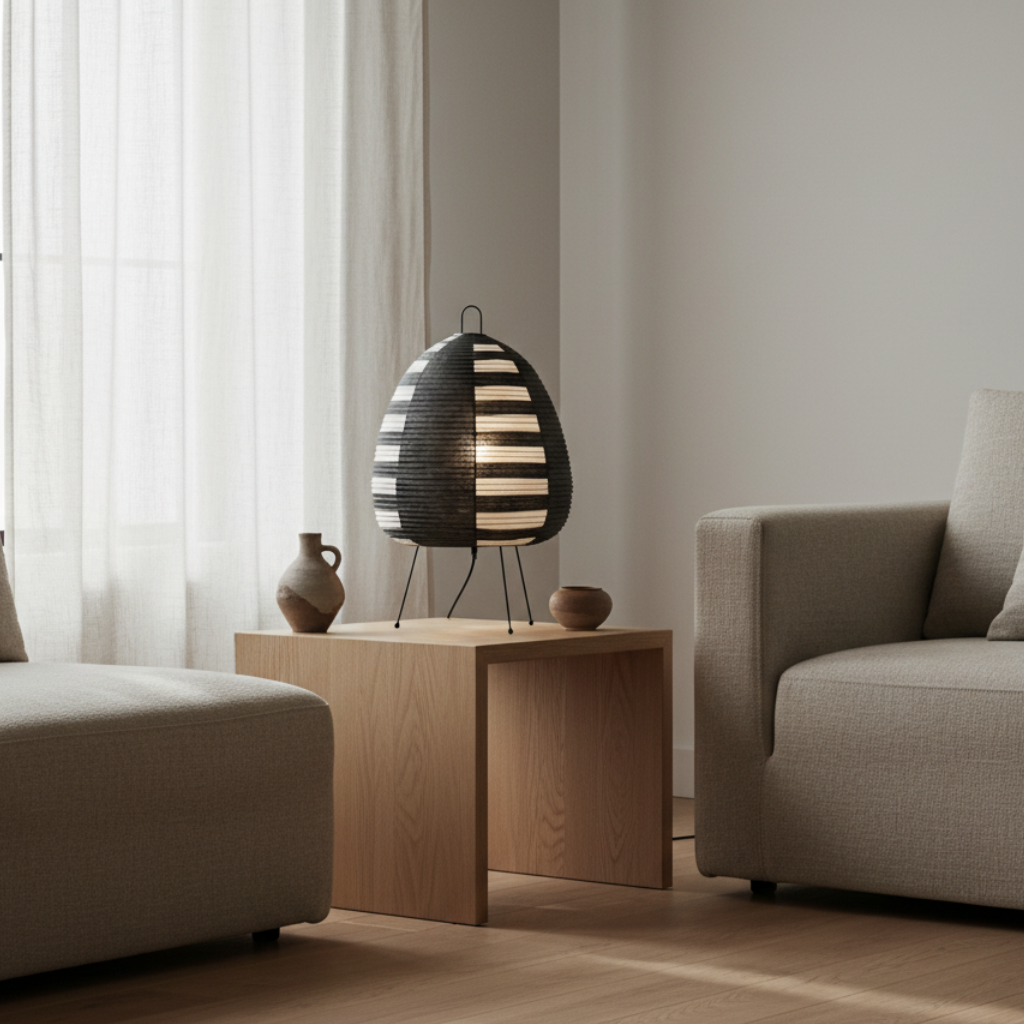 Table & Floor Lamp Rice Paper Indoor Outdoor