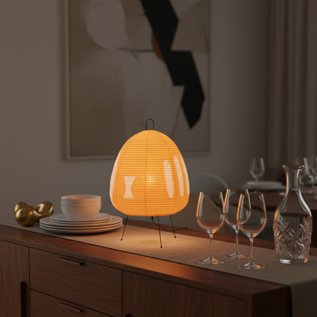 Table & Floor Lamp Rice Paper Indoor Outdoor