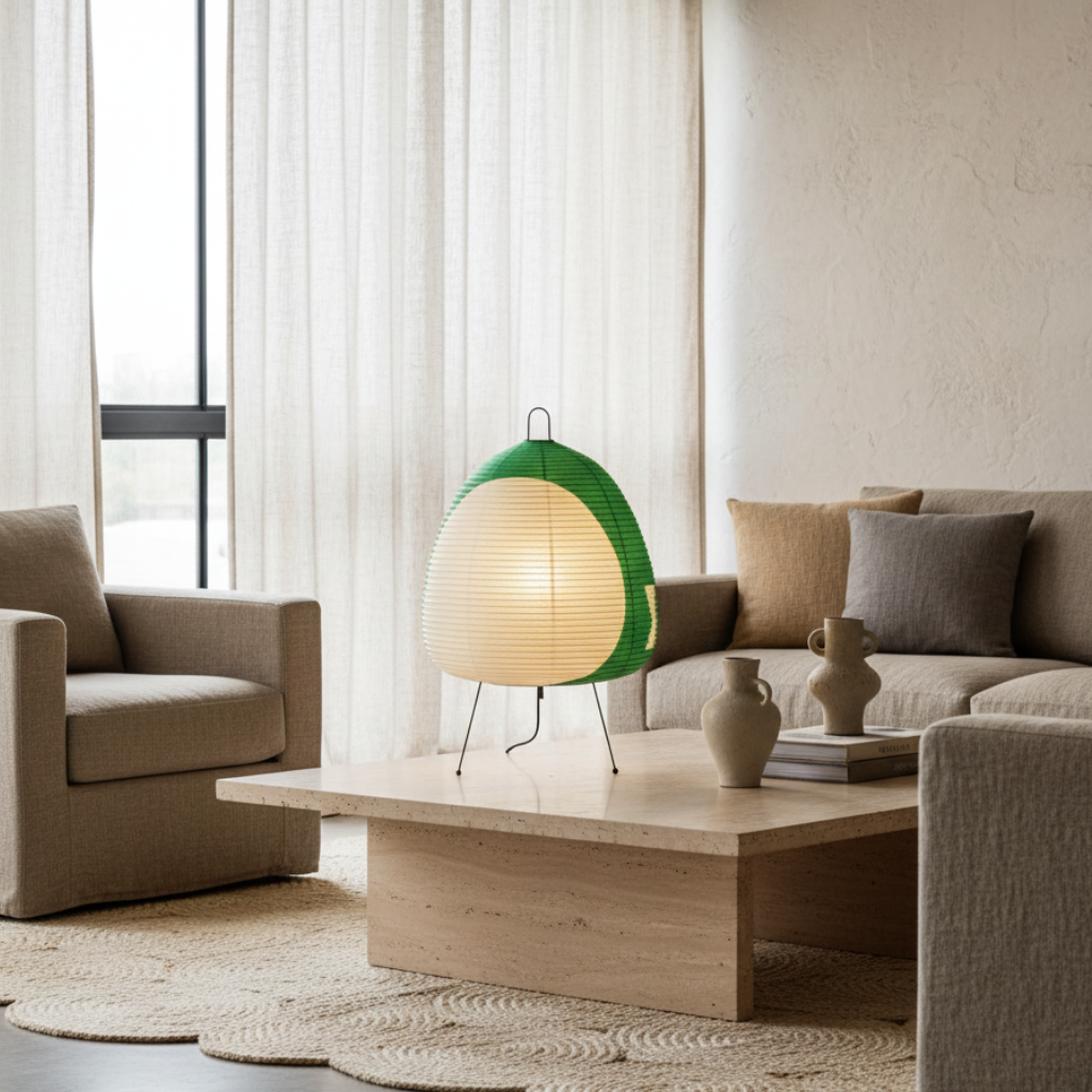 Table & Floor Lamp Rice Paper Indoor Outdoor