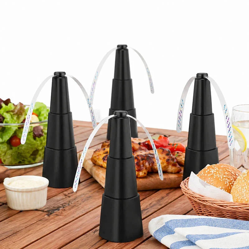 Table Fly Repellent Fan Holographic Blades Silent Battery-Powered