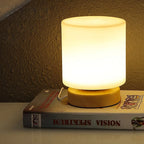 Table Lamp 360° Ambient Glass Shade USB Powered