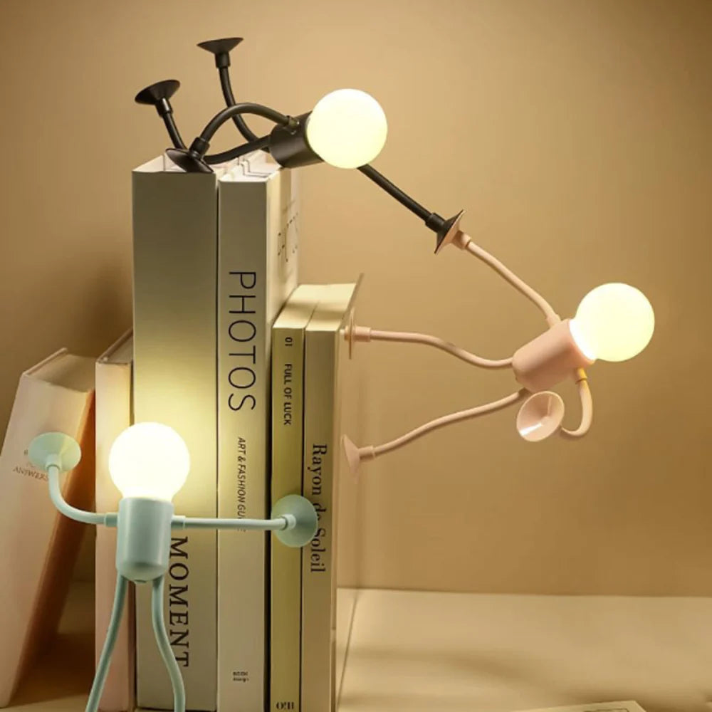 Table Lamp Adjustable Flexible Arms Energy-Efficient LED