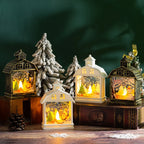 Table Lamp Animated Festive Scene Cordless Warm White LED