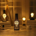 Table Lamp Bottle Design & Warm White LED