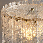 Table Lamp Brass Base & Clear Glass