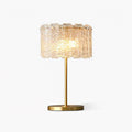 Table Lamp Brass Base & Clear Glass