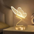Table Lamp Butterfly Silhouette Energy-Efficient Warm LED