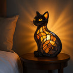 Table Lamp Cat-Shaped Soft Ambient USB & Button Power