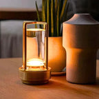 Table Lamp Cordless Crystal-Inspired Dimmable USB Rechargeable