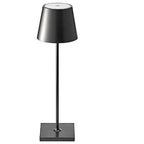 Table Lamp Cordless Dimmable USB Rechargeable Aluminum