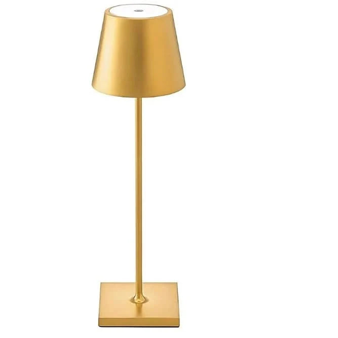 Table Lamp Cordless Dimmable USB Rechargeable Aluminum
